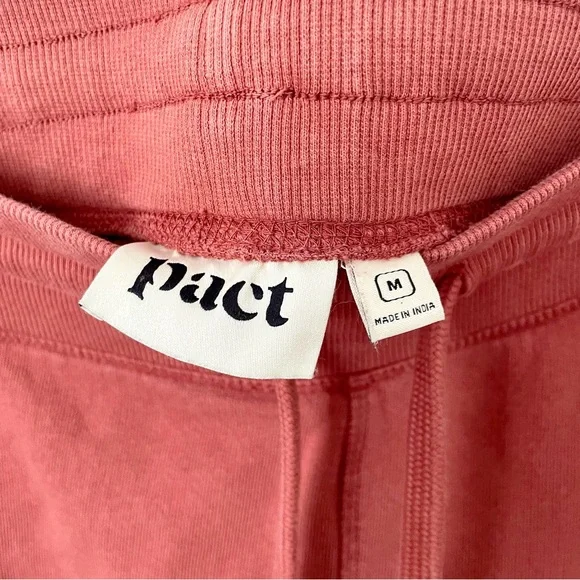 Pact Organic Cotton Jogger Sweatpants Burgundy - Picture 3 of 8